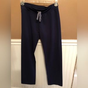 Figs navy Livingston basic pants